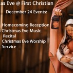 Christmas Eve Events at First Christian