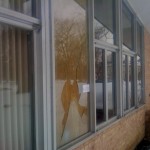Building damaged, but not ministry